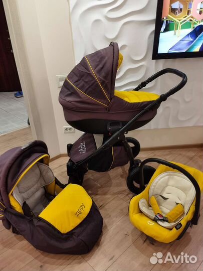 Прогулочная коляска 3 в 1 б/у, Zippy Sport