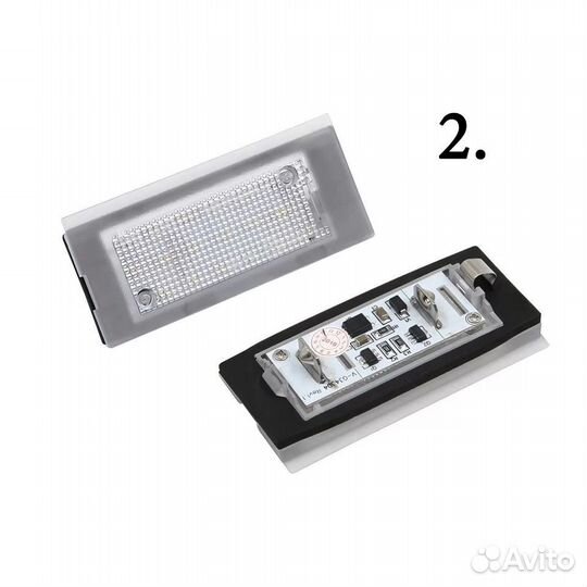 Подсветка номера Land Rover Discovery Freelander