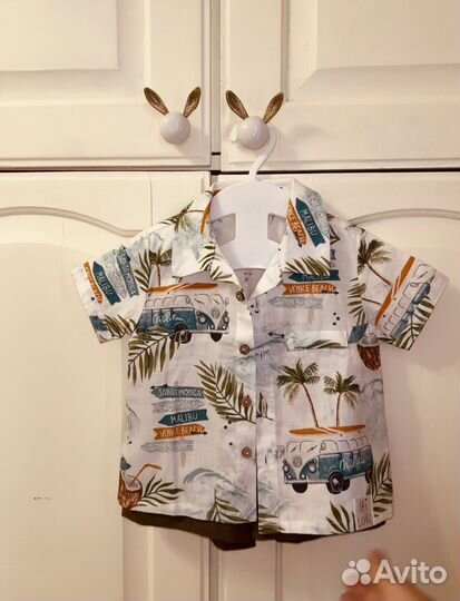 Костюм шорты и рубашка детский