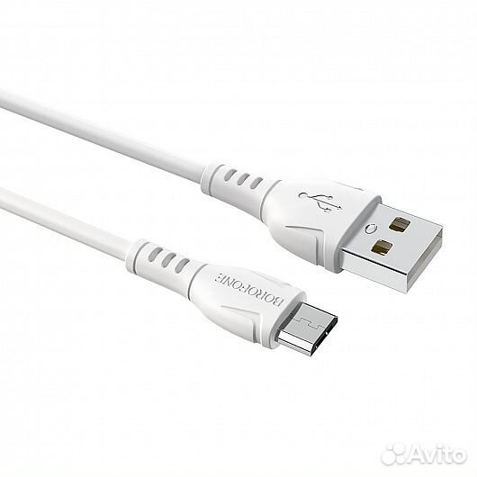 Кабель USB - microUSB borofone BX51 m силиконовый
