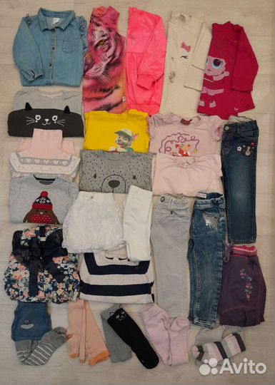 Пакет одежды на девочку 86-92