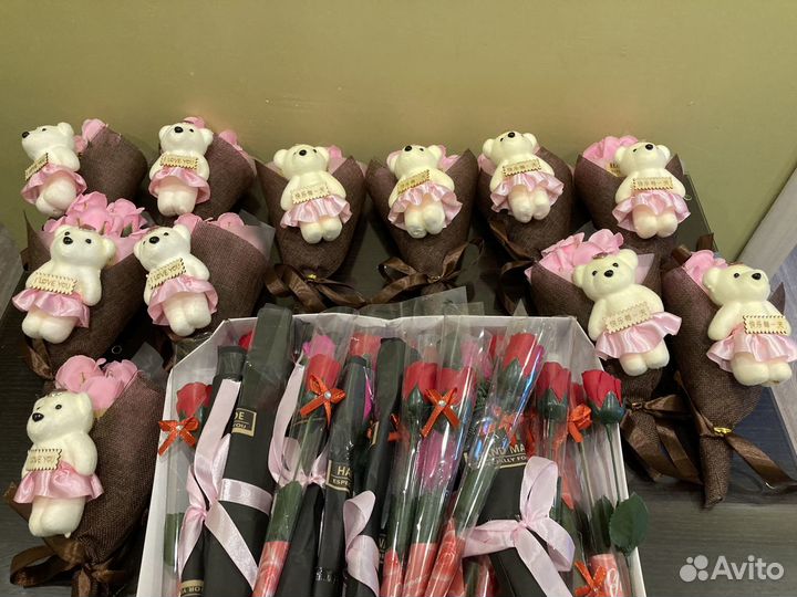 Букет цветов из мыла