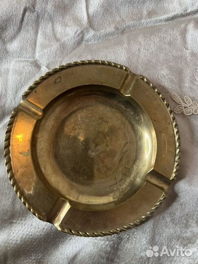 Пепельница медная раритет СССР