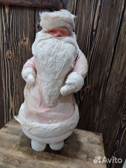 Дед мороз из ваты, ссср, под реставрацию