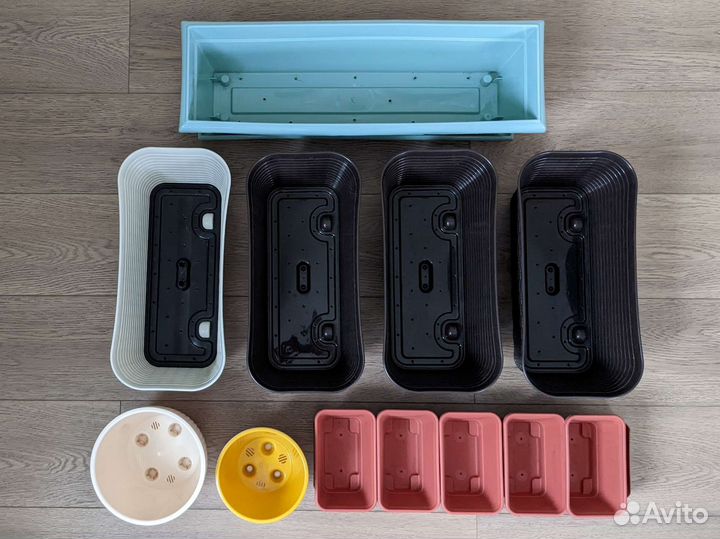 Ящик балконный и кашпо для цветов и рассады