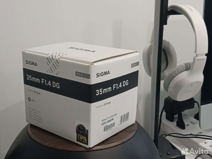 Объектив Sigma 35mm f/1.4 DG HSM Art Canon Новый