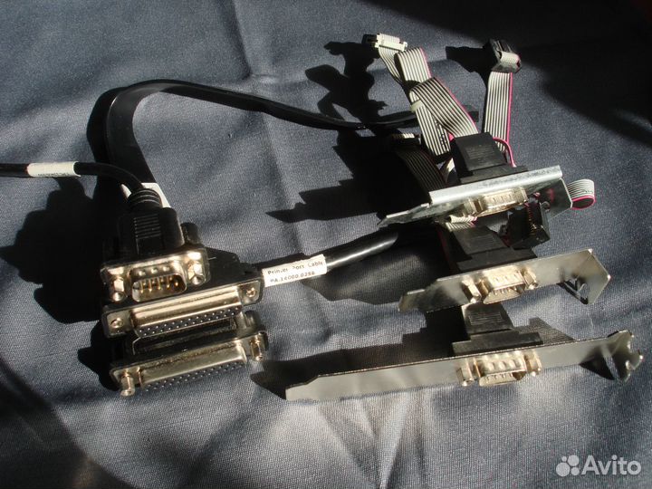 PCI платы, шлейфы (COM, LPT, LAN)