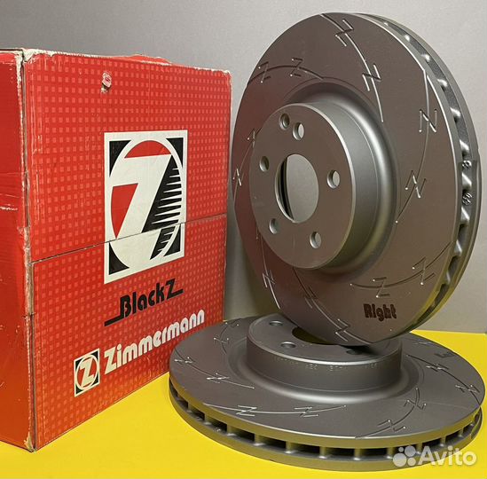 Диск тормозной Mercedes GLK X204 Zimmerman Black:Z
