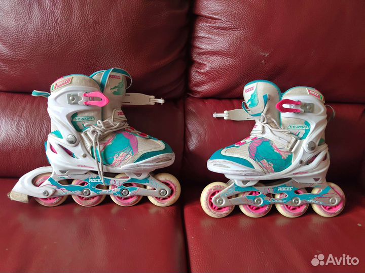 Роликовые коньки детские раздвижные 30-35р Roces