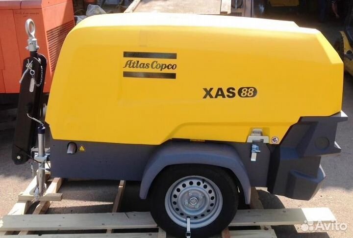 Дизельный передвижной компрессор Atlas Copco XAS