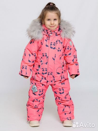 Зимний комбинезон для девочки р.80,86,92,98