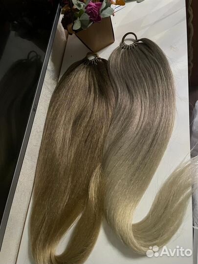 Хвост на резинке/ накладной хвост шиньон премиум