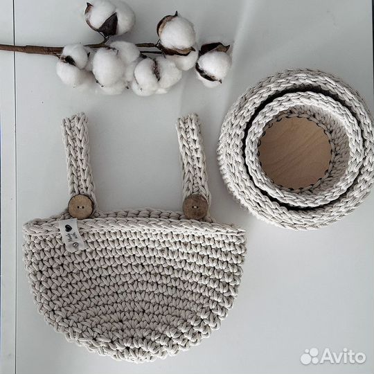 Подвесная корзина на кроватку