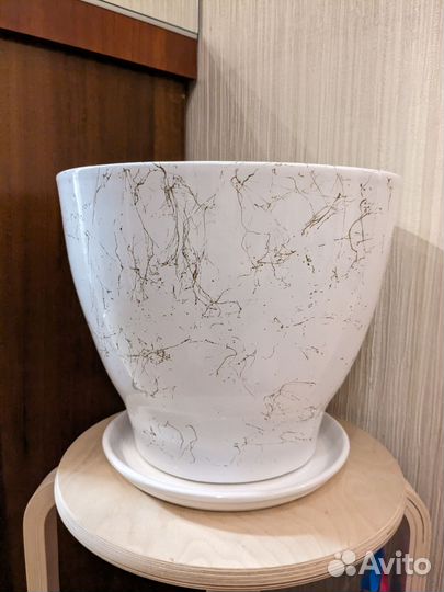 Горшок для цветов керамика большой