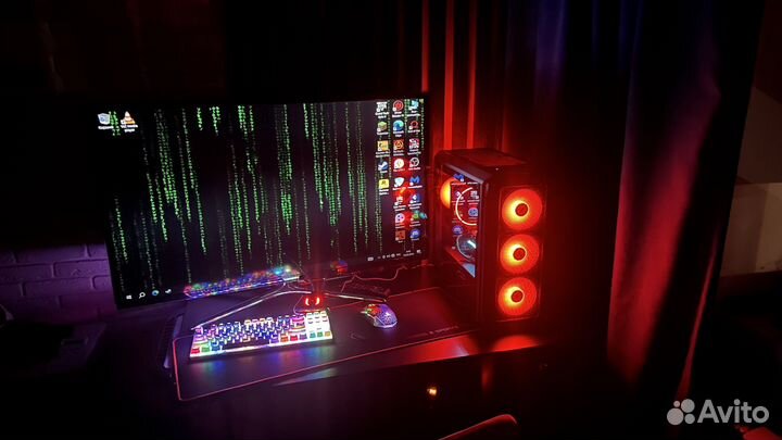 Игровой компьютер-i3 12100f-RTX 3050-16gb XPG