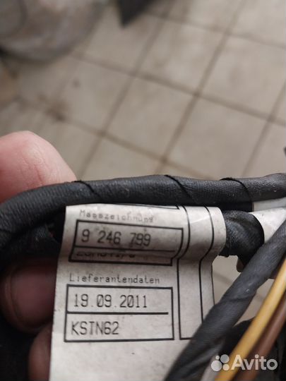 Провода щита передка BMW F10