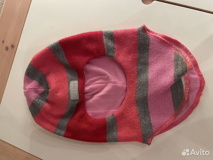 Шапка-шлем на весну