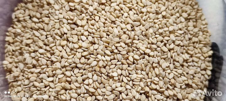 Кунжут неочищенный, светлый, темный не шлифованный