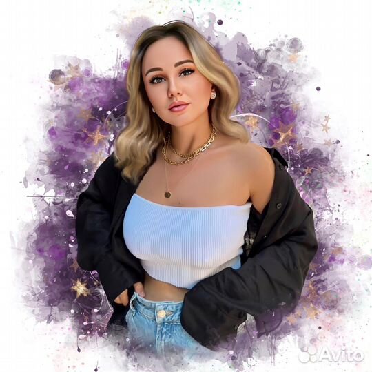 Портрет по фото на холсте - лучший подарок