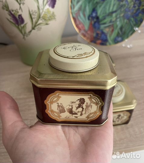 Набор жестяных баночек для чая