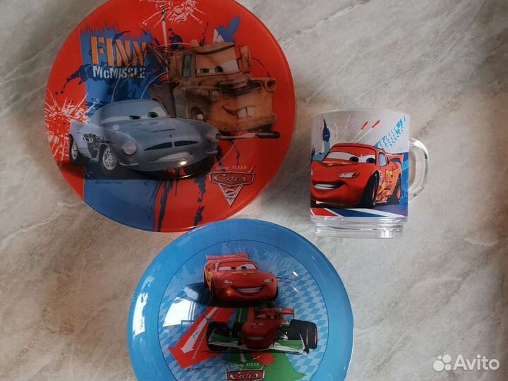 Набор Комплект детской посуды Luminarc Тачки