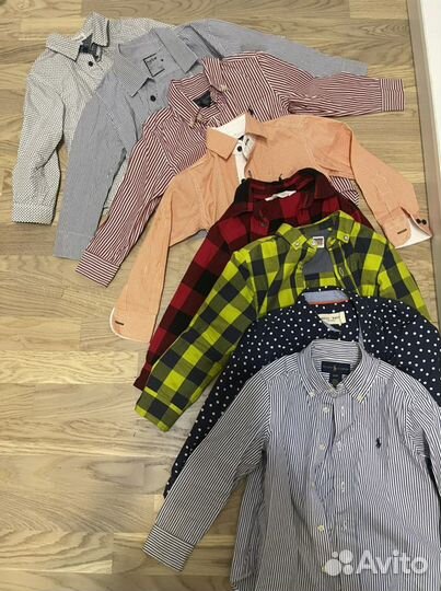 Рубашки на мальчика 98-110