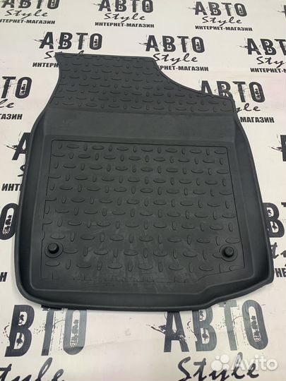 Ковры резиновые в салон Skoda Rapid/ vw polo (20)