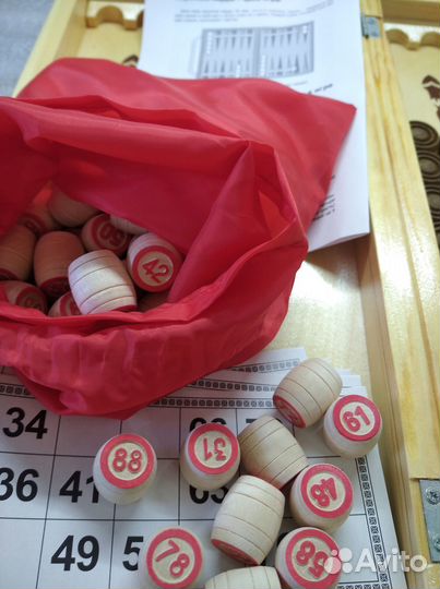 Нарды, шашки, русское лото, карты - 4в1. Новые