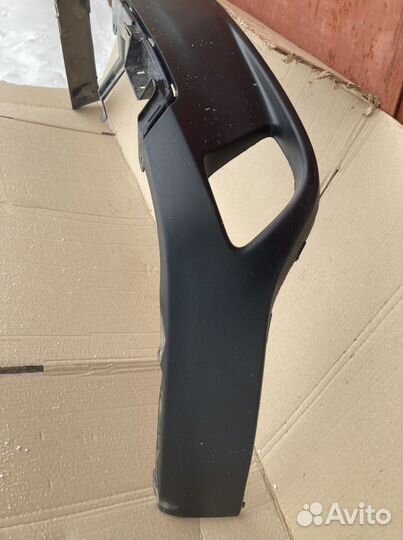 Юбка заднего бампера Toyota Hihglander 2013-2016