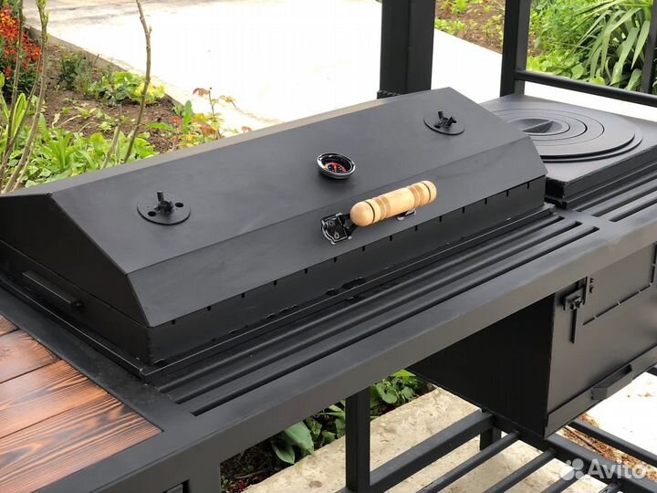 Мангал с крышей