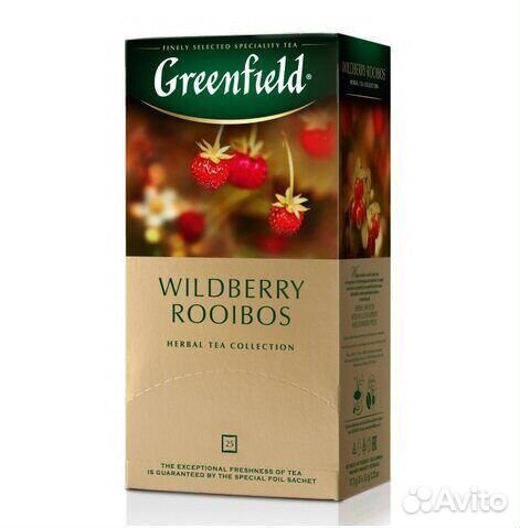 Чай Greenfield Wildberry Rooibos Травяной 25пак