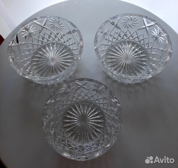 Хрустальные салатники СССР
