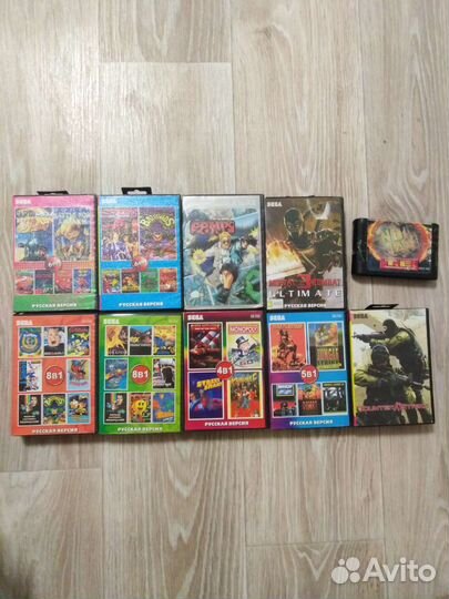 Картриджи sega