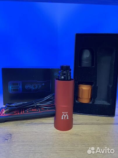 Тату-машинка AVA PEN EP7, red