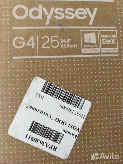 Монитор 240 гц Samsung Odyssey G4