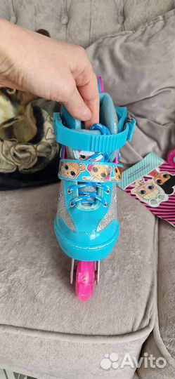Роликовые коньки детские раздвижные