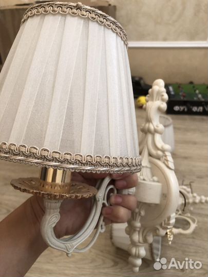 Люстра и 2 бра