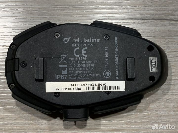 Мотогарнитура interphone link BTF6