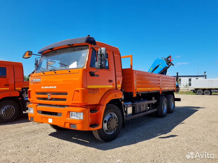 КАМАЗ 65115 с КМУ, 2024