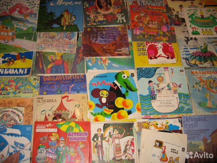 Детские грампластинки 70-80-хгг