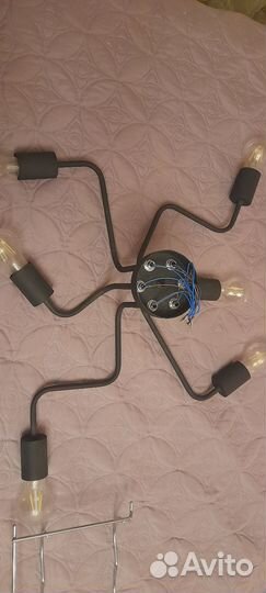 Люстра потолочная подвесная бу