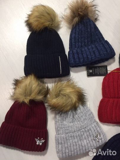 Шапки новые зимние теплые