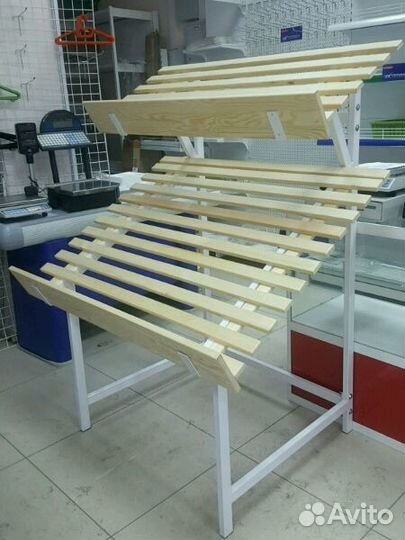 Овощной развал стеллаж для фруктов 3х ярусный