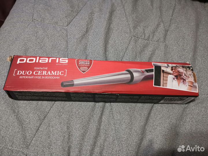 Электрощипцы для завивки волос polaris