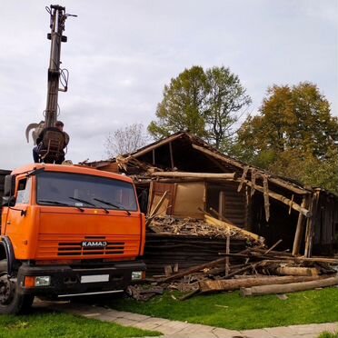 Снос домов, демонтаж зданий