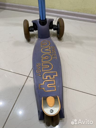 Самокат детский трехколесный бу
