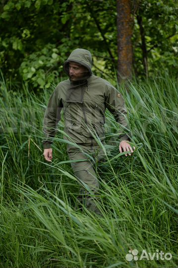 Костюм летний Рысь с сеткой, олива