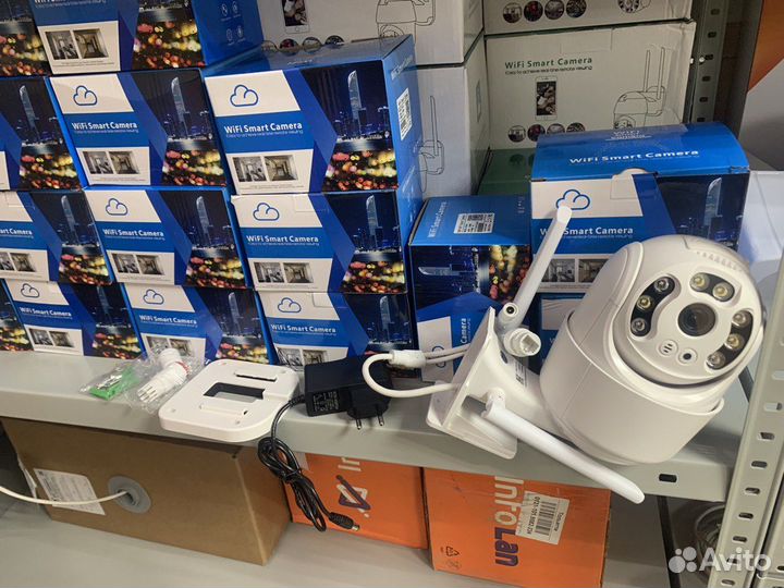 Уличная PTZ-WiFi камера поворотная 2Мп