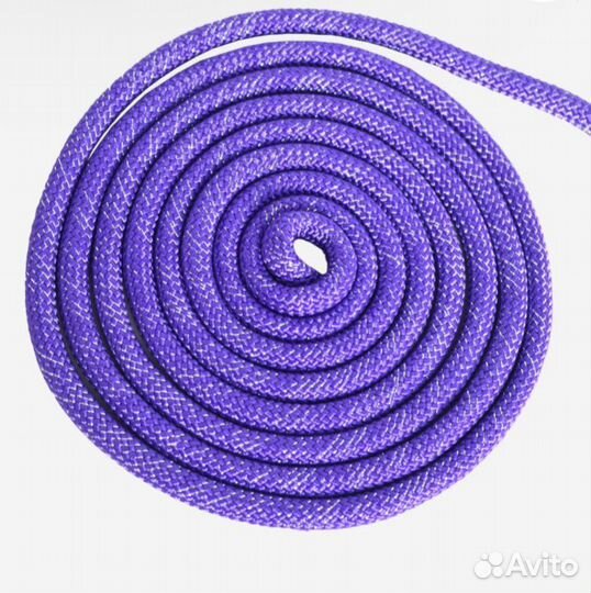 Скакалка гимнастическая с люрексом 3 м