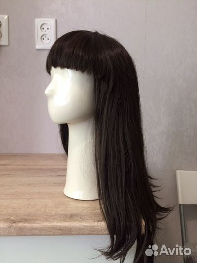 Парик шатенка длинный